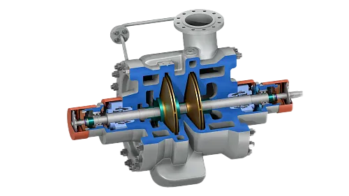 Image 1 for Одно и двухступенчатый двухопорный насос с радиальным разъемом корпуса тип ВВ2