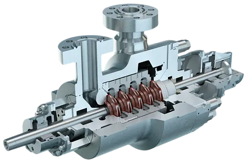 Image 1 for Двухкорпусной многоступенчатый насос с радиальным разъемом корпуса типа ВВ5