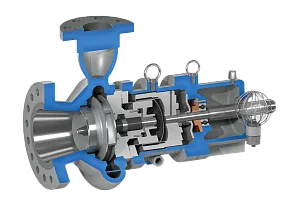 Одноступенчатый консольный герметичный насос с магнитной муфтой типа ОН-2
